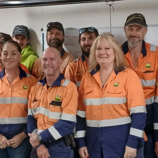 Booyal Quarry staff